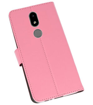 Wallet Cases Hoesje voor Nokia 3.2 Roze