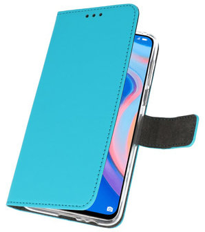 Wallet Cases Hoesje voor Huawei P Smart Z Blauw