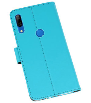Wallet Cases Hoesje voor Huawei P Smart Z Blauw