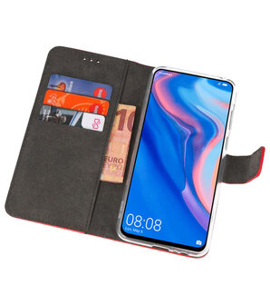 Wallet Cases Hoesje voor Huawei P Smart Z Rood