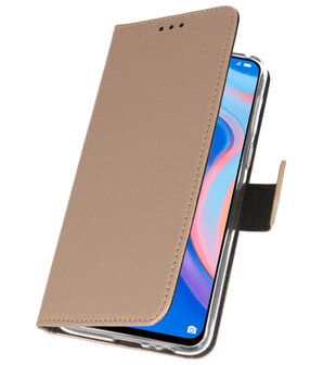 Wallet Cases Hoesje voor Huawei P Smart Z Goud