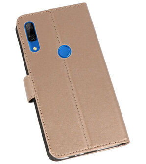 Wallet Cases Hoesje voor Huawei P Smart Z Goud