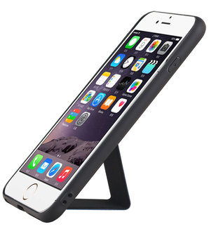 Grip Stand Hardcase Backcover voor iPhone 6 Plus Blauw