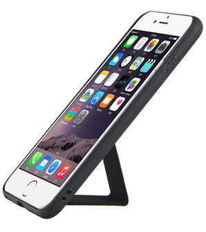 Grip Stand Hardcase Backcover voor iPhone 6 Plus Bruin