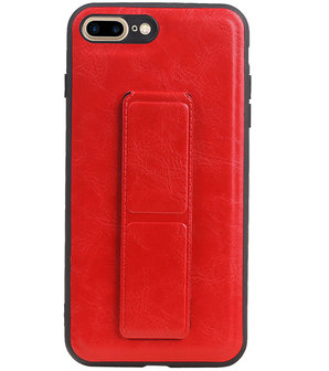 Grip Stand Hardcase Backcover voor iPhone 8 Plus / 7 Plus Rood