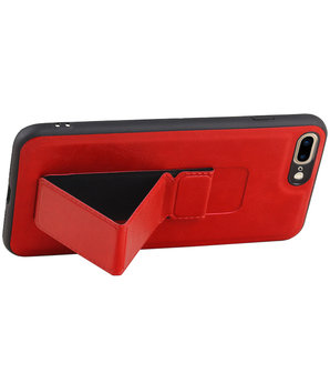 Grip Stand Hardcase Backcover voor iPhone 8 Plus / 7 Plus Rood