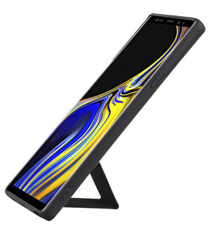 Grip Stand Hardcase Backcover voor Samsung Galaxy Note 9 Zwart