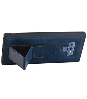 Grip Stand Hardcase Backcover voor Samsung Galaxy Note 9 Blauw