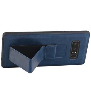 Grip Stand Hardcase Backcover voor Samsung Galaxy Note 8 Blauw