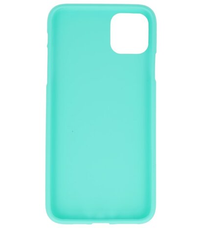 Color Backcover voor iPhone 11 Pro Max Turquoise