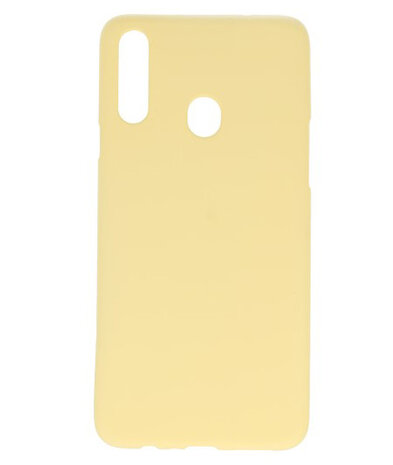 Samsung Galaxy A20s backcover geel