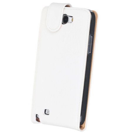 Bestcases Vintage Creme Flipcase Hoesje voor Samsung Galaxy Note 2 N7100