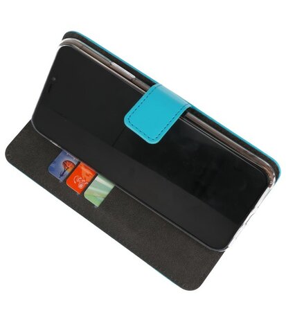 Wallet Cases Hoesje Samsung Galaxy A50s Blauw