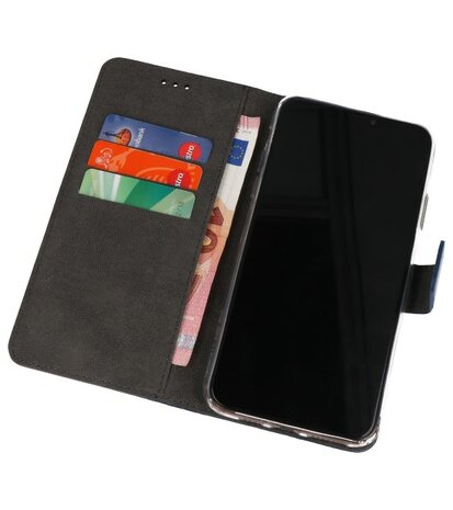 Wallet Cases Hoesje Samsung Galaxy Note 10 Navy