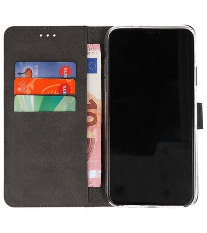 Wallet Cases Hoesje Nokia 7.2 Zwart