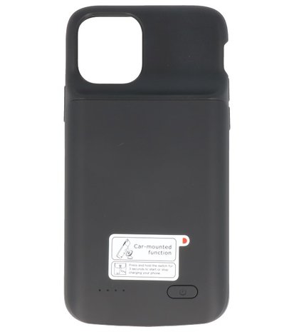 Battery Power Case voor iPhone 11 Pro Zwart