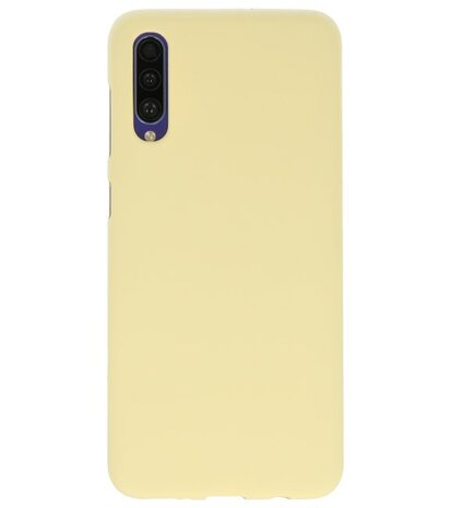 Color Backcover voor Samsung Galaxy A50s Geel