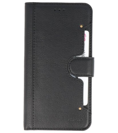 Luxe Portemonnee Hoesje voor iPhone 11 Pro Zwart