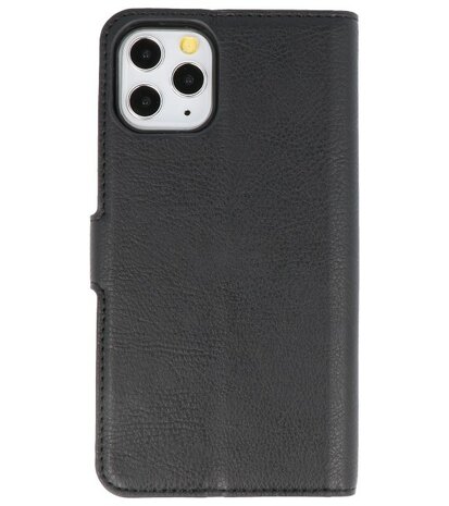 Luxe Portemonnee Hoesje voor iPhone 11 Pro Zwart