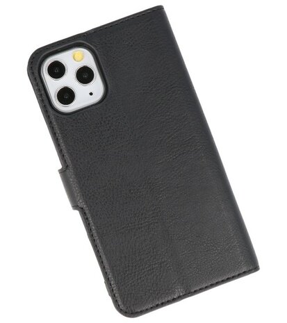 Luxe Portemonnee Hoesje voor iPhone 11 Pro Zwart