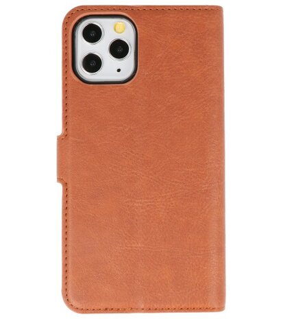 Luxe Portemonnee Hoesje voor iPhone 11 Pro Bruin