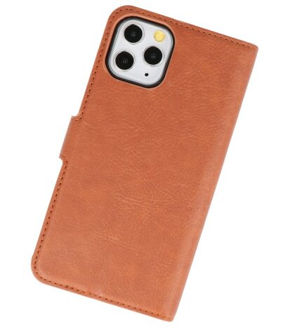 Luxe Portemonnee Hoesje voor iPhone 11 Pro Bruin