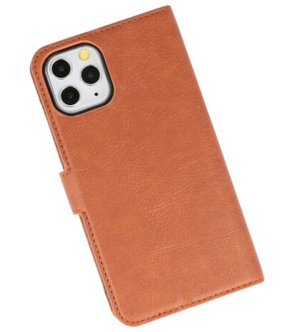 Luxe Portemonnee Hoesje voor iPhone 11 Pro Bruin