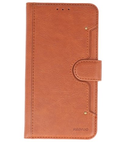 Luxe Portemonnee Hoesje voor iPhone 11 Bruin