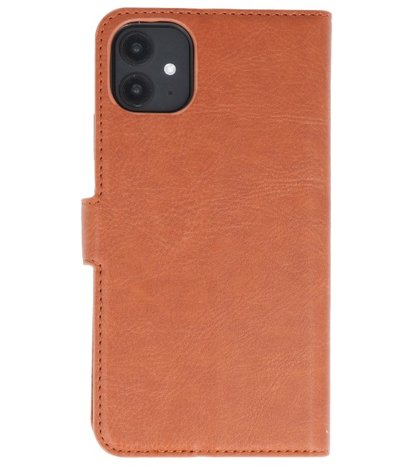 Luxe Portemonnee Hoesje voor iPhone 11 Bruin