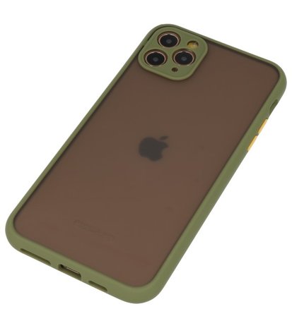 Kleurcombinatie Hard Case voor iPhone 11 Pro Max Groen