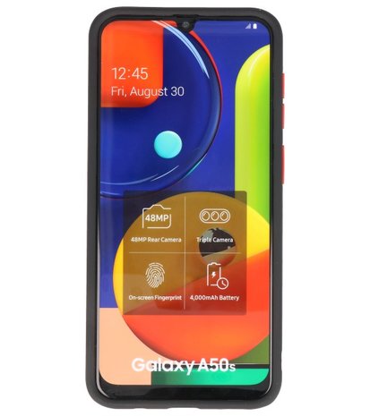 Kleurcombinatie Hard Case voor Samsung Galaxy A50 Zwart