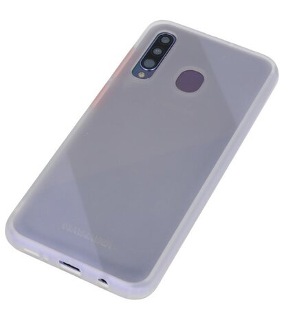 Kleurcombinatie Hard Case voor Samsung Galaxy A50 Transparant