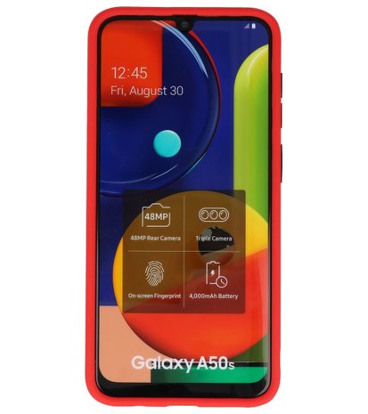 Kleurcombinatie Hard Case voor Samsung Galaxy A50 Rood