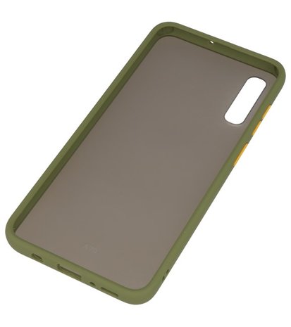 Kleurcombinatie Hard Case voor Samsung Galaxy A70 Groen