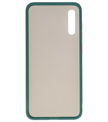 Kleurcombinatie Hard Case voor Samsung Galaxy A70 Donker Groen