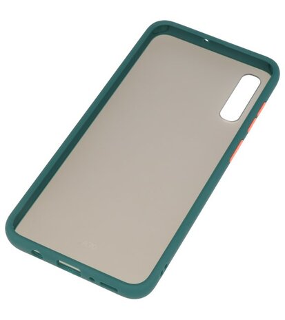 Kleurcombinatie Hard Case voor Samsung Galaxy A70 Donker Groen