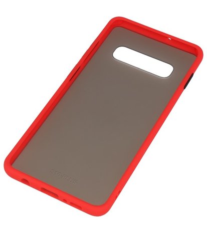 Kleurcombinatie Hard Case voor  Samsung Galaxy S10 Plus Rood