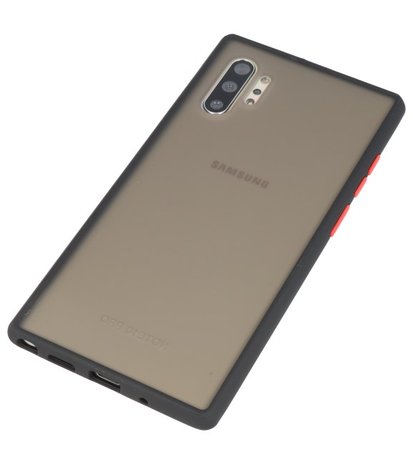 Kleurcombinatie Hard Case voor Samsung Galaxy Note 10 Plus Zwart