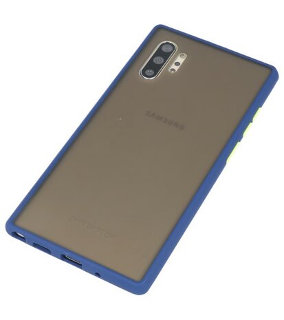 Kleurcombinatie Hard Case voor Samsung Galaxy Note 10 Plus Blauw