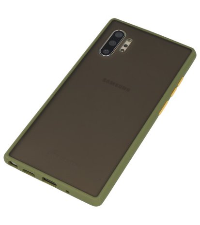 Kleurcombinatie Hard Case voor Samsung Galaxy Note 10 Plus Groen