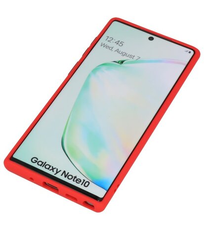 Kleurcombinatie Hard Case voor Samsung Galaxy Note 10 Rood