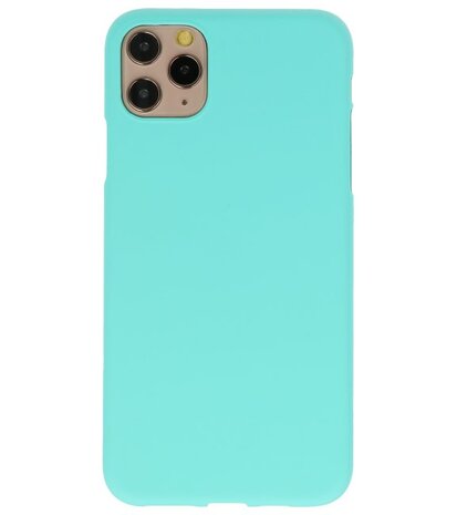 Color Backcover voor iPhone 11 Pro Max Turquoise