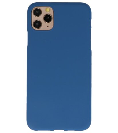 Color Backcover voor iPhone 11 Pro Max Navy