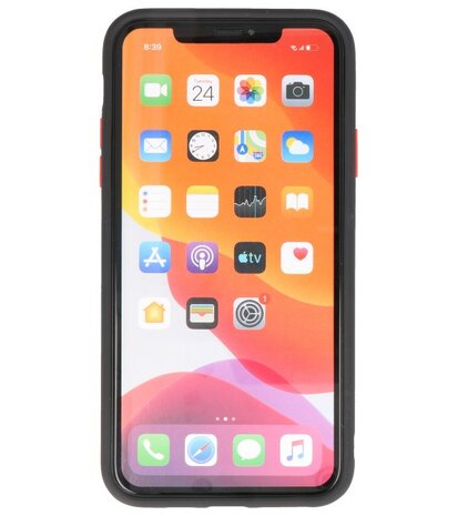 Kleurcombinatie Hard Case voor iPhone 11 Pro Max Zwart