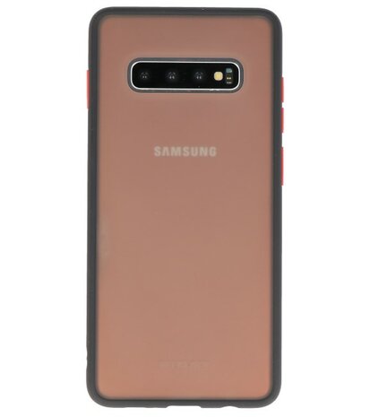 Kleurcombinatie Hard Case voor Samsung Galaxy S10 Plus Zwart