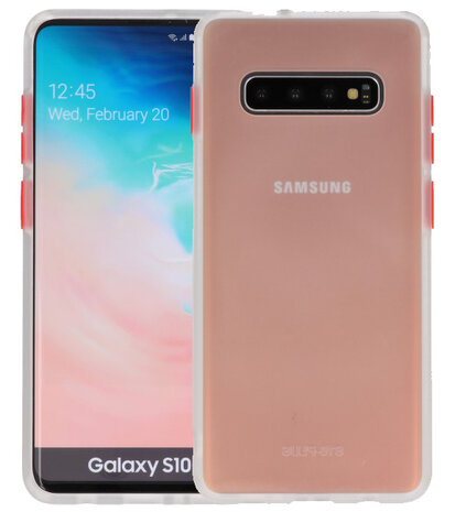 Kleurcombinatie Hard Case voor Samsung Galaxy S10 Plus Transparant