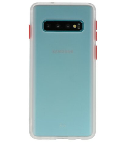 Kleurcombinatie Hard Case voor Samsung Galaxy S10 Transparant