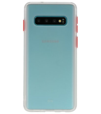 Kleurcombinatie Hard Case voor Samsung Galaxy S10 Transparant
