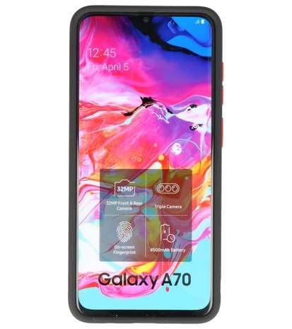 Kleurcombinatie Hard Case voor Samsung Galaxy A70 Zwart
