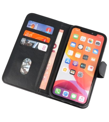 Bookstyle Wallet Cases Hoes voor iPhone 11 Zwart